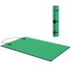 Soozier 9' x 6' Lily Pad Water Mat for 2 Adults, Floating Water Pad for Lake, Pool, Ocean, Beach, and Boating, Green