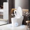 Smart Toilet Smart Bidet Toilet with Remote Control and Auto Open/Close Pump-assisted Flush Foot Sensor Operation Warm Water Heated Seat Air Dryer cUP