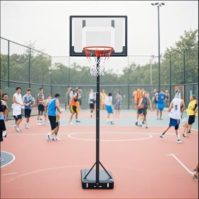 Home Basketball Fun: Foldable and Movable Hoop for All Ages