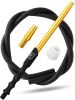 Premium Hookah Hose with Mouthpiece 60 Long Silicone Water Pipe Hose Washable with 15 Aluminum Easy Grip Mouthpiece Modern Design Handle Won't Rust or