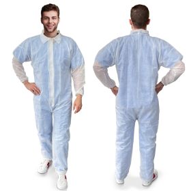 White Disposable Coveralls for Men and Women