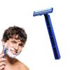 Blue Disposable Razors for Men and Women, Pack of 10 Stainless Steel Shaving Razors for Smooth Shaving