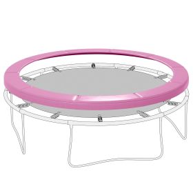8FT Trampoline Spring Cover, Trampoline Pad Replacement, Waterproof and Tear-Resistant, All-Weather Trampoline Accessories, Pink