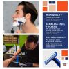 Blue Disposable Razors for Men and Women, Pack of 10 Stainless Steel Shaving Razors for Smooth Shaving