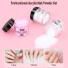 Acrylic Nail Kit with Drill, 4 Colors Gel Polish and UV Light Nail Kit, Birthday Gifts for Women, Valentines Day Gifts for Girl