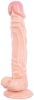 Long Dildo Realistic With Thick Sunction Cup Base For Hands Free Play 10 Inch