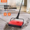 VEVOR Carpet Sweeper, 6.7 in Sweeping Paths, Floor Sweeper Manual Non Electric
