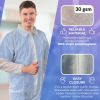 White Disposable Coveralls for Men and Women
