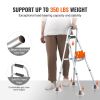 VEVOR Folding Hemi Walker One Arm Mobility Walker for Senior & Adjustable Height