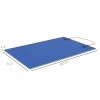 Soozier 9 x 6 ft. Lily Pad Water Mat for 2 Adults, Floating Water Pad for Lake, Pool, Ocean, Beach, and Boating, Blue