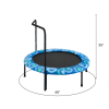 XTP002 Assembled children's trampoline happy expression outdoor and indoor for kids age 3 - 7