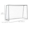 10ft x 6.5ft Soccer Goal, Soccer Net for Backyard with Ground Stakes, Quick and Simple Set Up