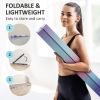 7.7ft Folding Balance Beam, Gymnastics Equipment with Anti-Slip Bottom for Kids Home Training, Multicolour
