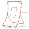 Pitch Back 5 Angles Adjustable Rebounder Net Goal Pitching and Throwing Practice Partner