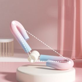 1pc Leg Trainer(Fit Up To 75kg); Slimming Muscle Clip; Leg Thigh Workout Yoga Equipment; Home Fitness (Color: Pink Blue Gradient [Upgrade 45 Pounds])