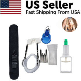 Super Penis Enlargement Extender Vacuum Stretcher Pump Hanger Bigger Enhancement (Combo: Combo 3, size: medium)