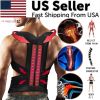 Adjustable Posture Corrector Low Back Support Shoulder Brace Belt For Men Women