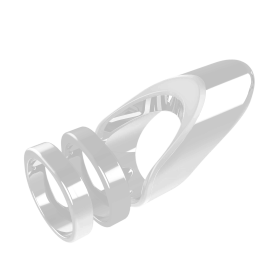 Clio- The Radiant Wearable Vibrating Ring;  Sexual Jewelry (Color: matte silver, size: 6.0)