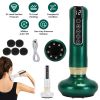 Cordless Anti Cellulite Massager - Combines Cupping, Scraping & Thermal Function - 1800mAh Battery, 12-Level Suction/Heating - Ideal for Thighs, Back