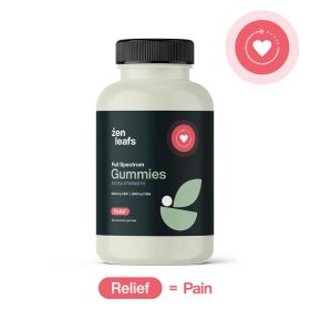 Full Spectrum CBD + CBG Gummies for Pain (Dosages: 1800mg, Benefit: Relif)