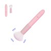 2-in-1 Massager and Makeup Brush Tool, 10 Vibration Modes Stimulator, Detachable Brush Head, Rechargeable Personal Massager, Waterproof Rinse-Friendly