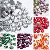 SS4-SS12 Rhinestones Non Hotfix Round Flatback Crystal Glass AB Multi-color Nail Art Glitter Stones 1440pcs DIY Clear Crystal
