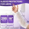 White Disposable Arm Sleeves