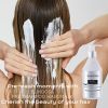 ELMOOSA Pre Shampoo Hair Mask,100ml&300ml Keratin & Macadamia Ternifolia Seed Oil,Intensively Moisturizes Hair