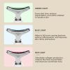 Facial Massager Neck Facial Beauty Device 3 Color EMS Microcurrent Skin Rejuvenation Massagers Lifting Tighten Skin Care Tool Anti Wrinkle Double Chin